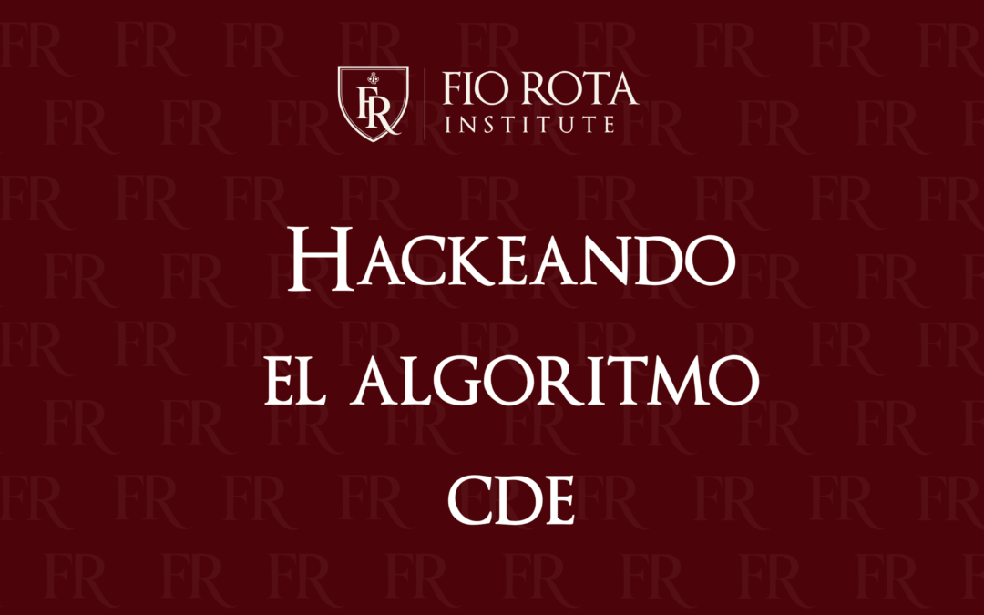 Hackeando el algoritmo cde